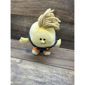 Charley Barley Vintage 80's‎ Chubby Yellow Somersaults Pals Plush Doll Avon 7.5"